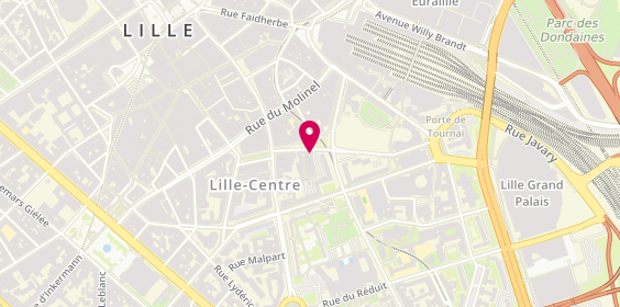 Plan de Librairie Internationale V.O, 66 Rue Gustave Delory, 59800 Lille