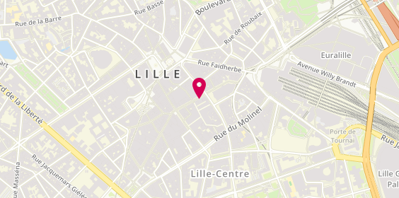 Plan de Les Ailes Pourpres - Passage du Desir, 7 Rue du Sec Arembault, 59800 Lille