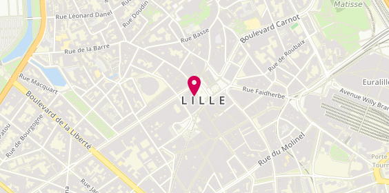 Plan de Furet du Nord Lille, 15 place du Général de Gaulle, 59800 Lille