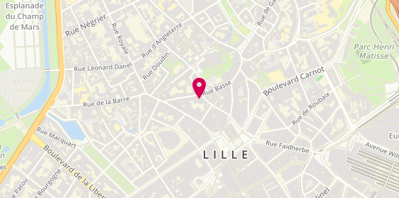 Plan de Librairie la Procure, 29-31 Rue Basse, 59000 Lille