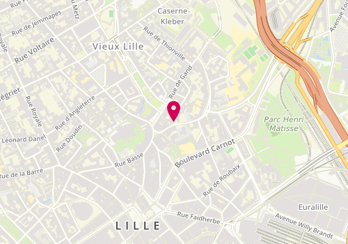 Plan de Giard François, 17 Bis Rue Saint Jacques, 59800 Lille