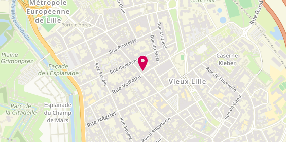 Plan de Cecile Chemin de Vie, 72 Rue Halle, 59800 Lille