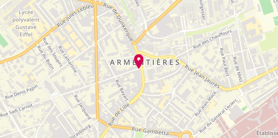 Plan de La Rose des Vents - Adh078/225, 28 Place General de Gaulle, 59280 Armentières