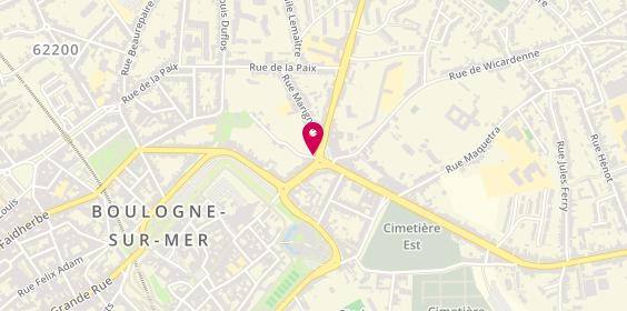 Plan de Des Livres et Vous, 1 avenue Charles de Gaulle, 62200 Boulogne-sur-Mer