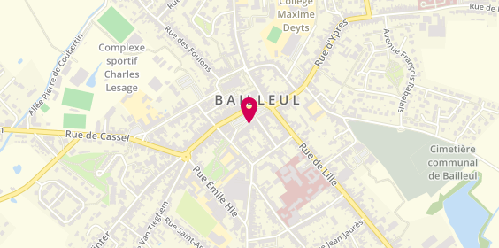 Plan de La Bailleuloise, 17 Grand
Pl. Charles de Gaulle, 59270 Bailleul